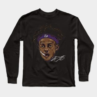 De'Aaron Fox Sacramento Mouthguard Long Sleeve T-Shirt